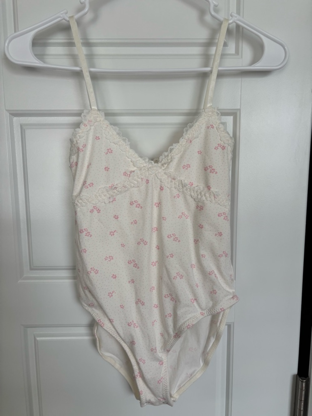 White and Floral Bodysuit